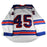 New York Rangers #45 White Issued Jersey