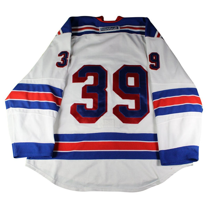 New York Rangers #39 White Issued Jersey