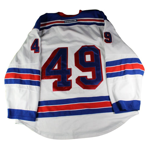 New York Rangers #49 White Issued Jersey