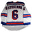 Anton Stralman # 6 New York Ranger White Issued Jersey ( Size 56)