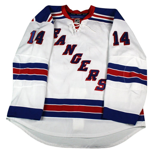 Taylor Pyatt # 14 New York Ranger White Issued Jersey ( Size 58)