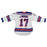 John Moore # 17 New York Ranger White Issued Jersey ( Size 56)