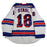 Marc Staal # 18 New York Ranger White Issued Jersey ( Size 58)