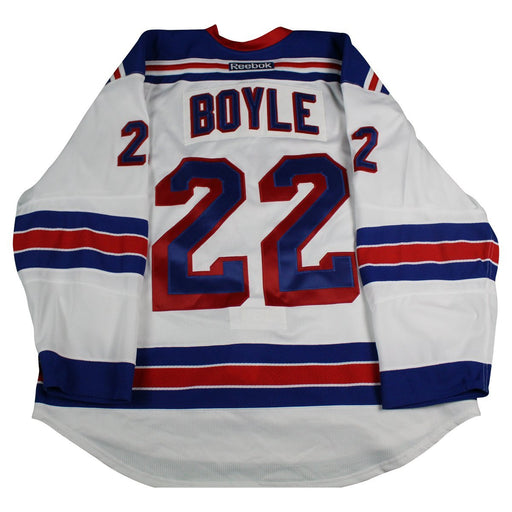 Brian Boyle # 22 New York Ranger White Issued Jersey ( Size 58+)