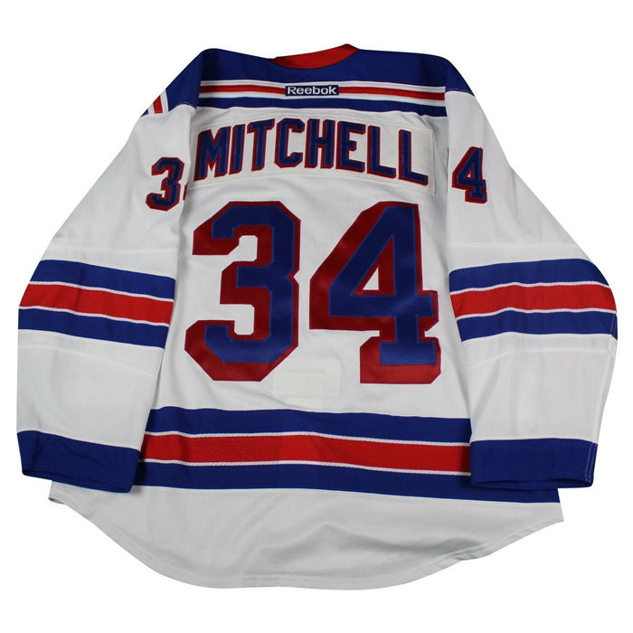 John Mitchell #34 New York Ranger White Issued Jersey ( Size 58)