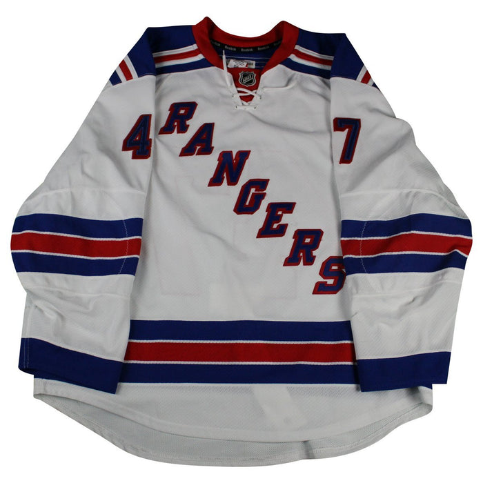 Ahti Oksanen # 47 New York Ranger White Issued Jersey ( Size 58)
