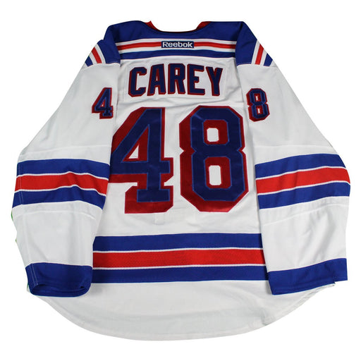 Matt Carey # 48 New York Ranger White Issued Jersey ( Size 58)