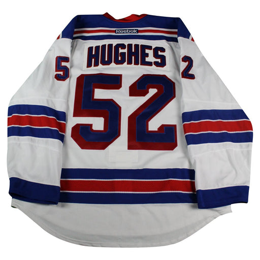 Tommy Hughes # 52 New York Ranger White Issued Jersey ( Size 58)