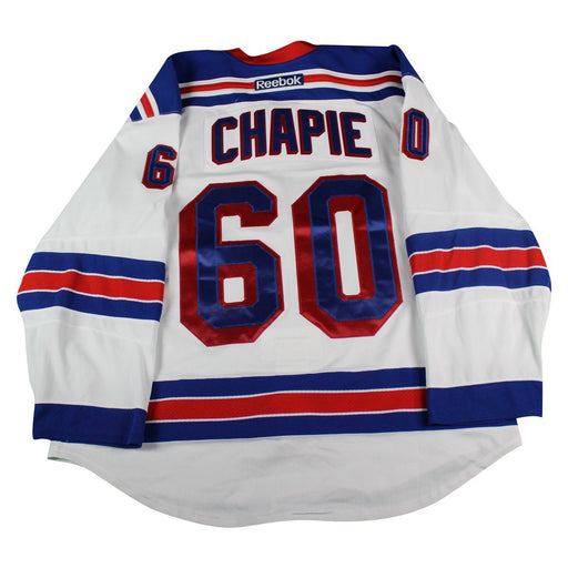 Adam Chapie # 60 New York Ranger White Issued Jersey ( Size 58)