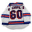 Adam Chapie # 60 New York Ranger White Issued Jersey ( Size 58)