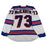 Dylan Mcilrath # 73 New York Ranger White Issued Jersey (Size 58)