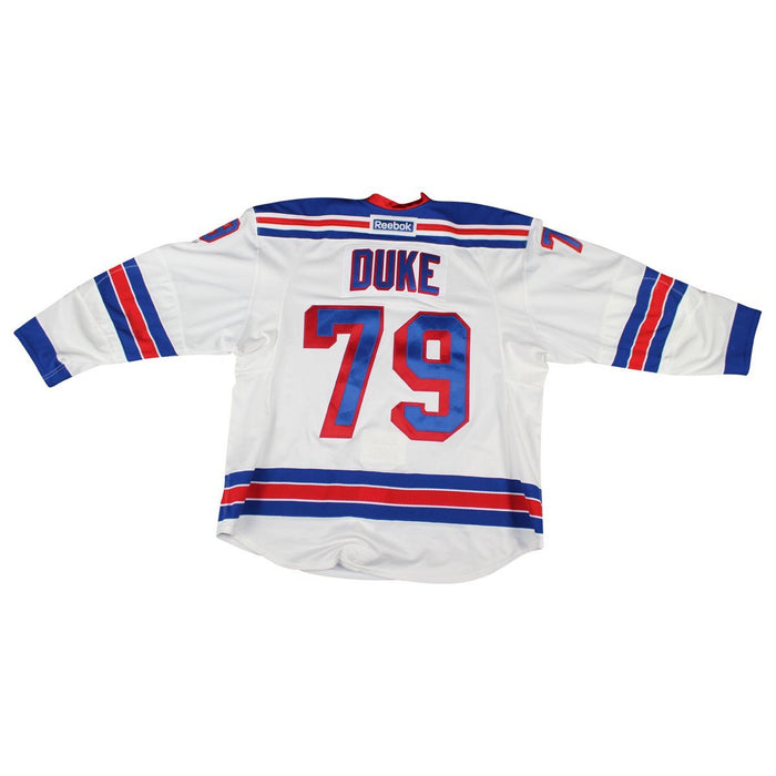 Reid Duke # 79 New York Ranger White Issued Jersey (58+)