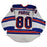 Jordan Parise # 80 New York Ranger White Issued Jersey (Size 58 G)