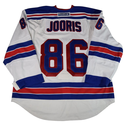 Josh Jooris #86 New York Ranger White Issued Jersey (Size 58)