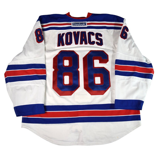 Robin Kovacs # 86 New York Ranger White Issued Jersey ( Size58)