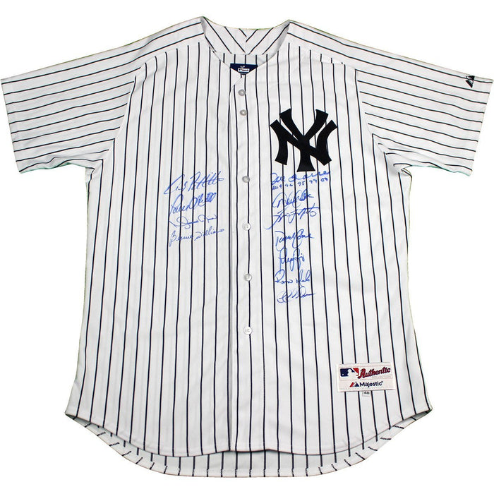 New York Yankees Dynasty 11 Signature Joe Torre  Authentic #6 Pinstripe Jersey  w/ "All 4 96 98 99 00" Insc by Joe Torre LE/10