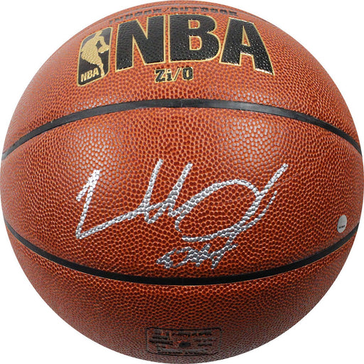 Charles Oakley Signed I/O Brown Basketball