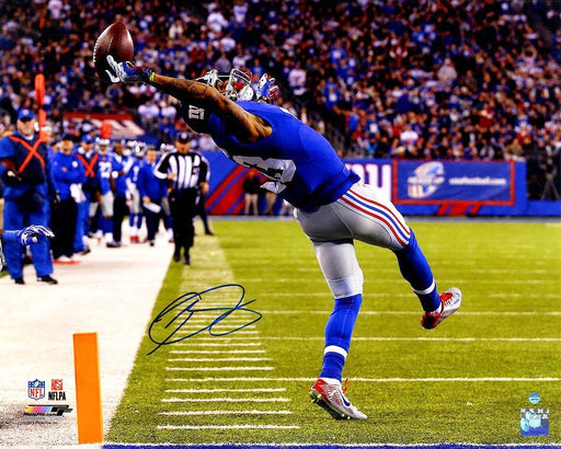 Odell Beckham Jr. Signed Close Up One-Handed Catch 16x20 Photo