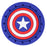 Marvel Captain America 2 Piece Auto Coasters                