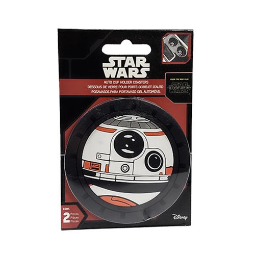 Star Wars BB-8 2 Piece Auto Coasters                        