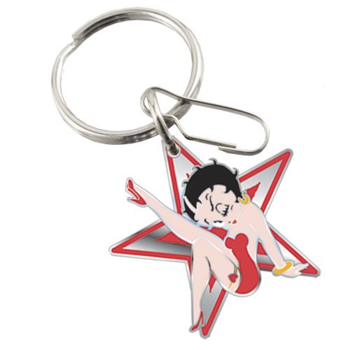 Betty Boop Star Enamel Key Chain                            