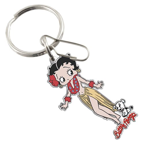 Betty Boop Aloha Enamel Key Chain                           