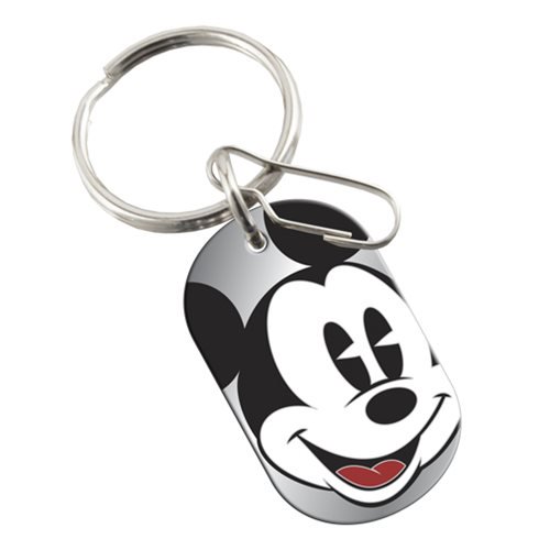 Disney Mickey Expressions Tag Enamel Key Chain              