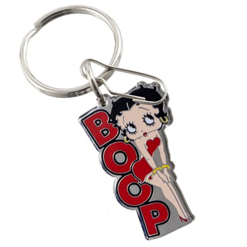 Betty Boop Posing Enamel Key Chain                          