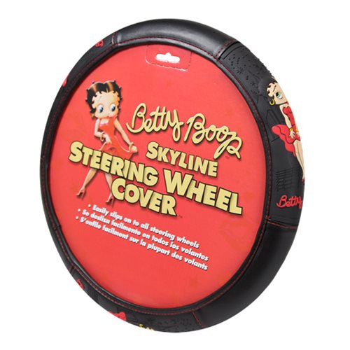 Betty Boop Skyline Steering Wheel Cover                     