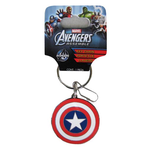 Avengers Assemble Marvel Captain America Shield Key Chain   