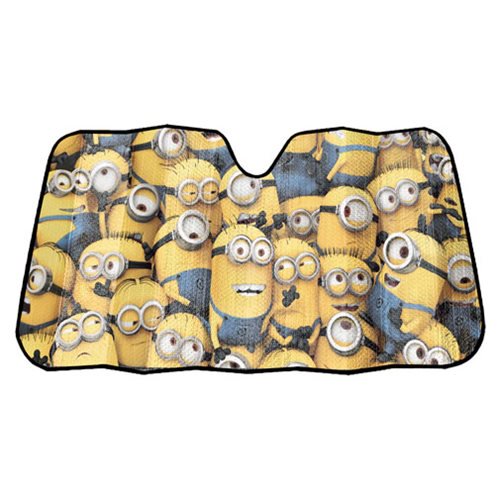 Minions Crowd Accordion Sunshade                            