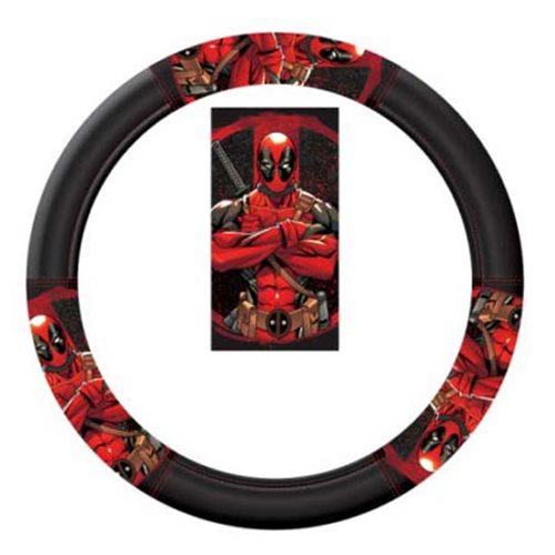 Deadpool Repeater Speed Grip Steering Wheel Cover           