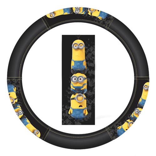 Minions Stacked Speed Grip Steering Wheel Cover             