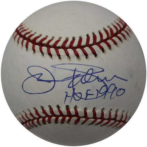 Jim Palmer Signed Hall of Fame Logo Baseball HOF 1990 Inscription JSA