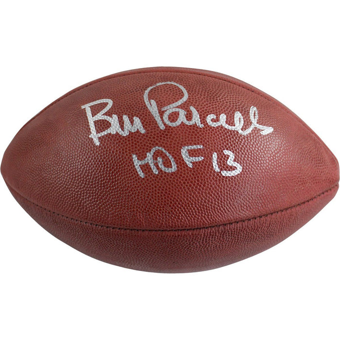 Bill Parcells Signed Duke Football w/ HOF Insc