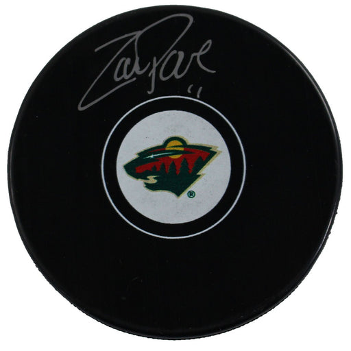 Zach Parise Signed Minnesota Wild Autograph Puck