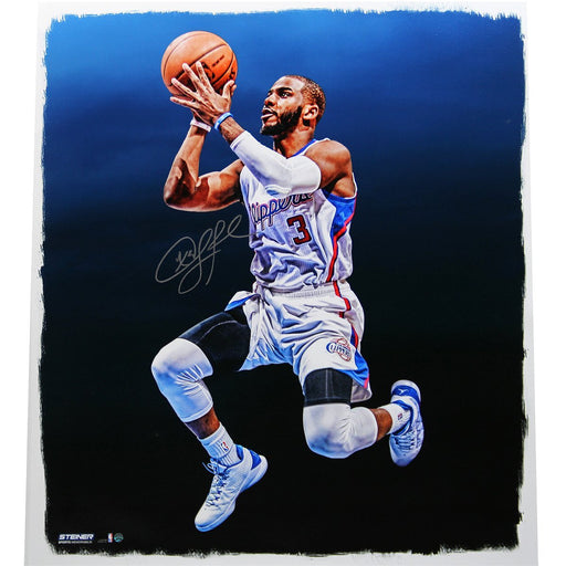 Chris Paul Signed Floating Lay-Up 22x26 Canvas