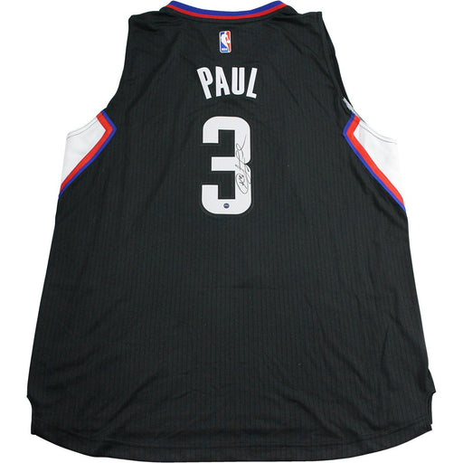 Chris Paul Signed Black LA Clippers Swingman Jersey