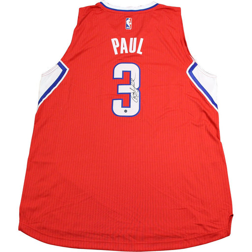 Chris Paul Signed Red LA Clippers Swingman Jersey (Signed in Black)