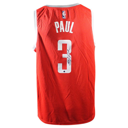 Chris Paul Signed Houston Rockets Red Nike Swingman Jersey