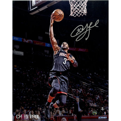 Chris Paul Houston Rockets Signed 'Lay Up' 8x10 Photo