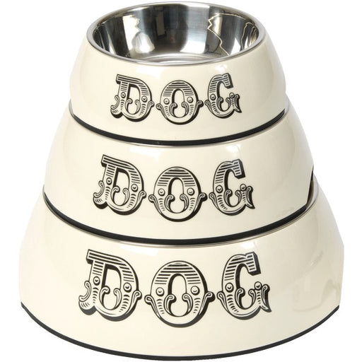 DOG BOWL CRM LRG