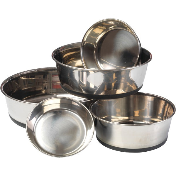 STNLSS STEEL DOG BOWL L