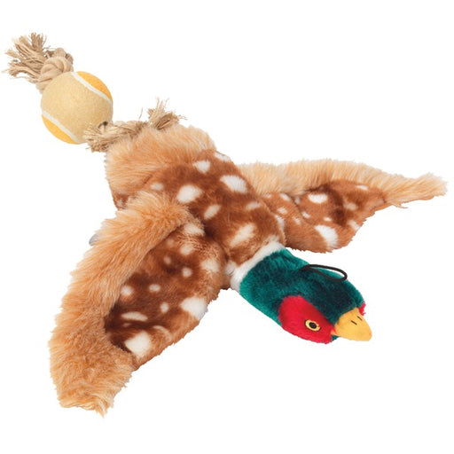 PHEASANT&BALL DOG TOY