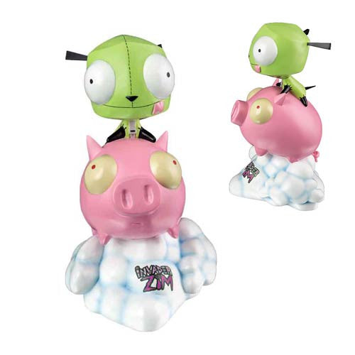 Invader Zim Gir on Pig 9-Inch Statue                        