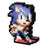 Pixel Pals Sonic the Hedgehog Collectible Lighted Figure    