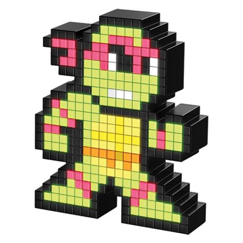 Pixel Pals TMNT Raphael Collectible Lighted Figure          