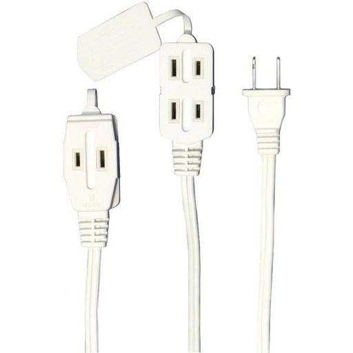 Axis 45502 3-outlet White Indoor Extension Cord, 6ft