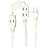 Axis 45507 3-outlet White Indoor Extension Cord, 12ft