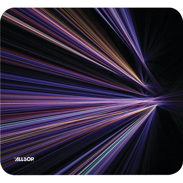 Allsop 30600 Mouse Pad (tech Purple Stripes)